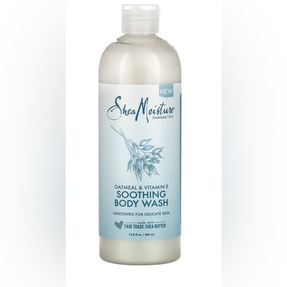 🤍💙🤍NWT Shea Moisture Oatmeal & Vitamin E Soothing Body Wash - 19.8 ounces - Picture 1 of 10